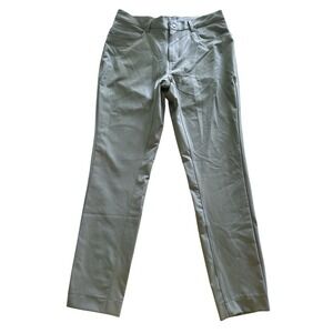 State Liberty Pants Men 34 Olive Green Athletic Stretch Tech Performance Wicking